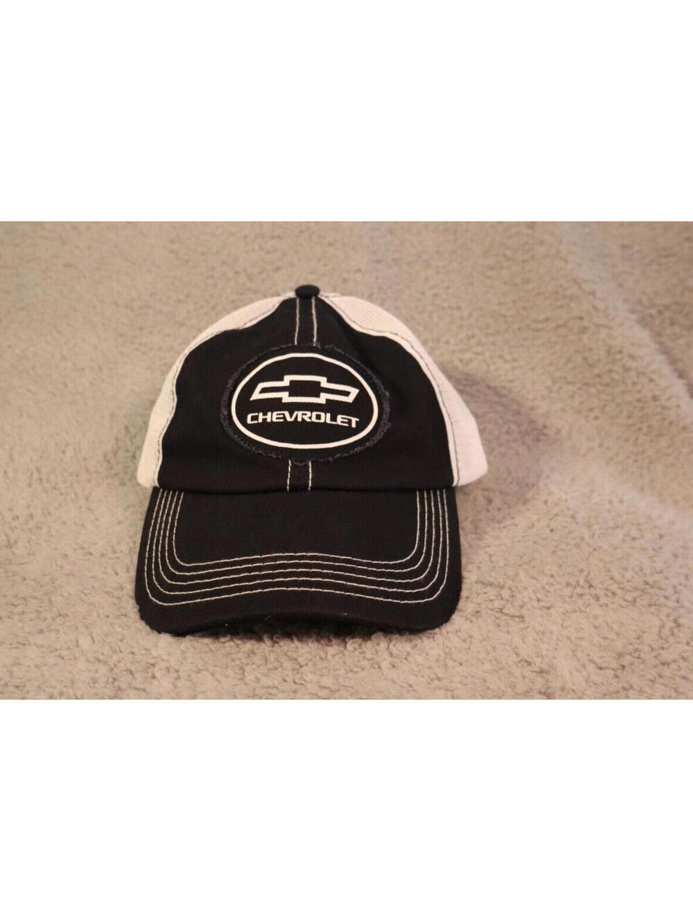 Chevrolet Hat San Sun Black Circle Cap SnapBack Genuine